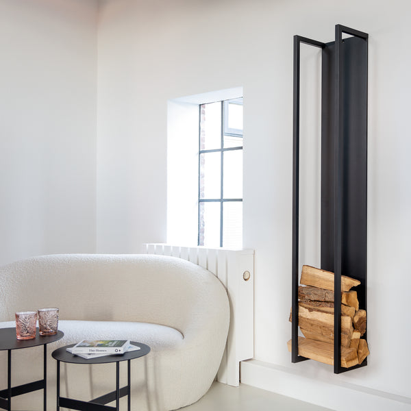 Houtopslag Cubic Fire zwart
