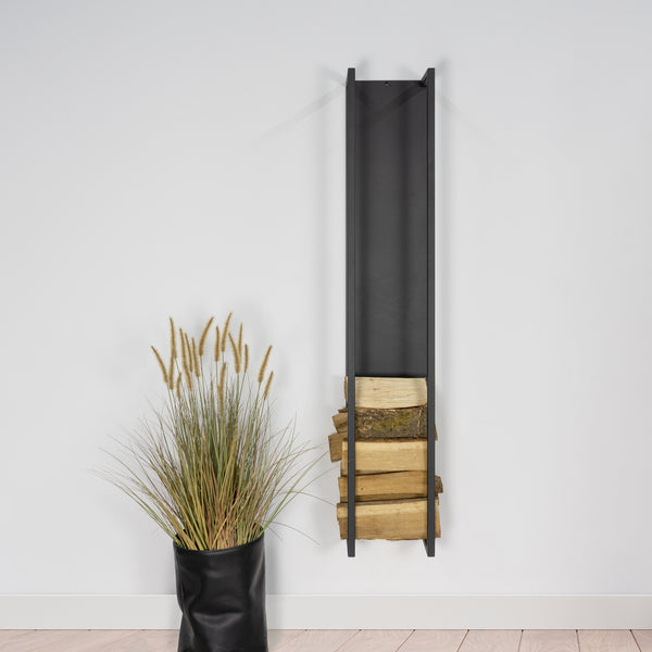 Houtopslag Cubic Fire zwart