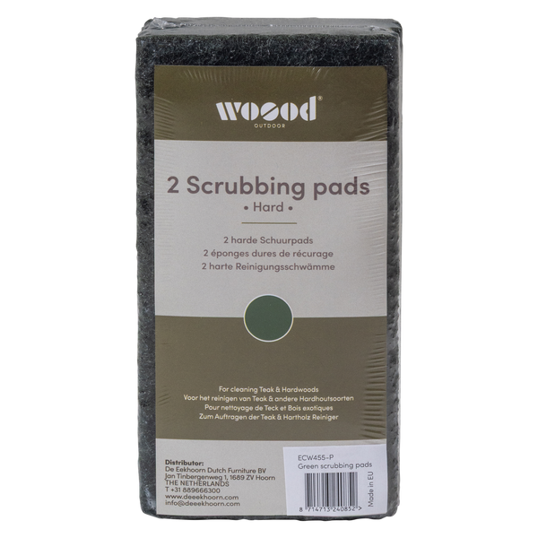 CARE OUTDOOR SCHUURPADS GROEN 2 STUKS