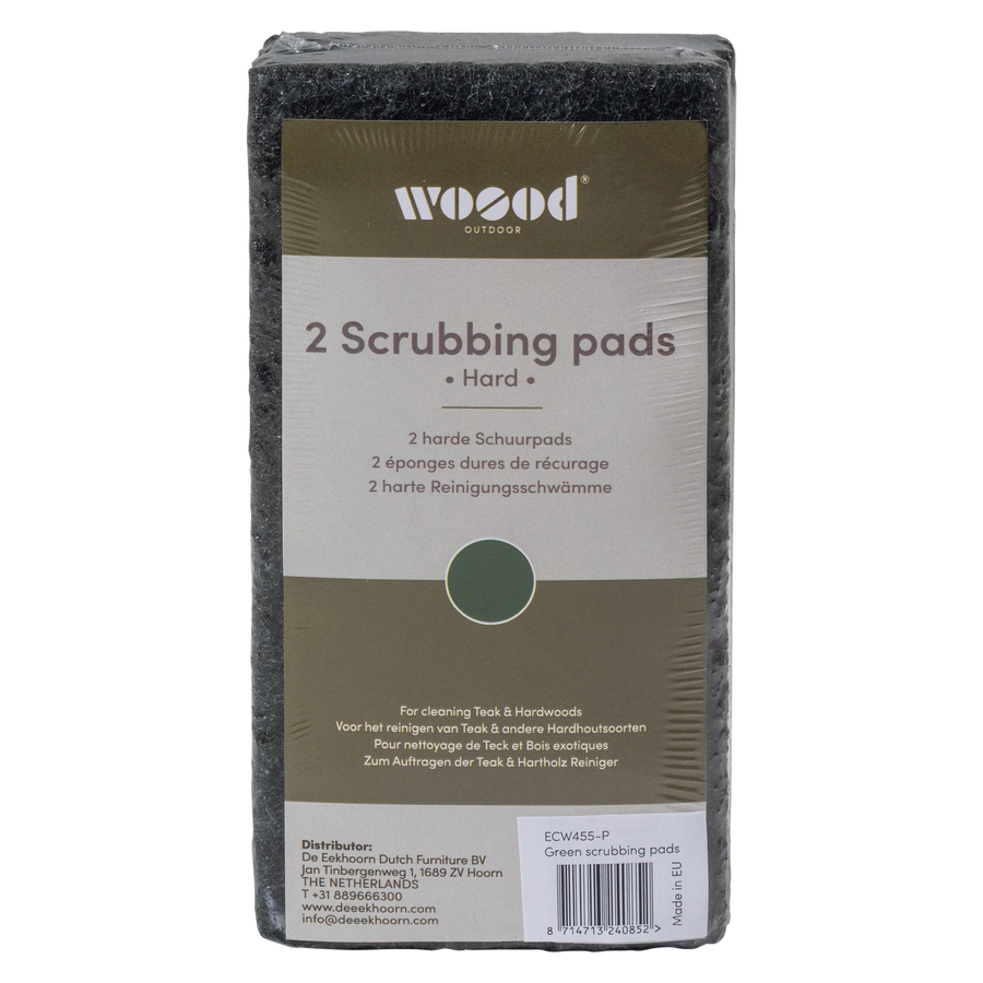 CARE OUTDOOR SCHUURPADS GROEN 2 STUKS