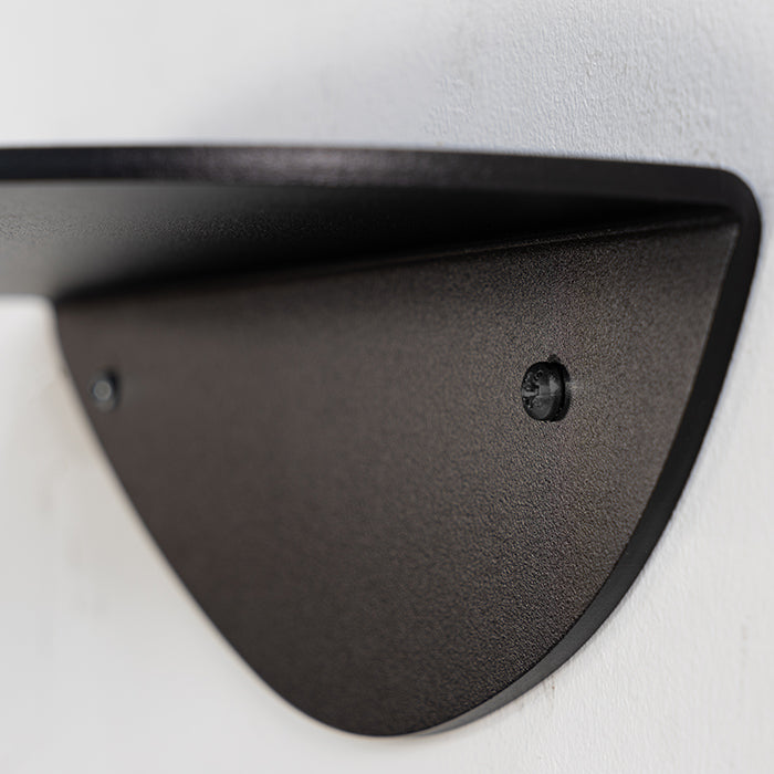 Wandplank Pipa Bottom zwart