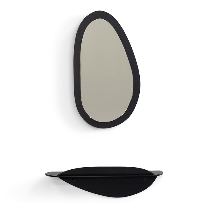 Wandplank Pipa Bottom zwart