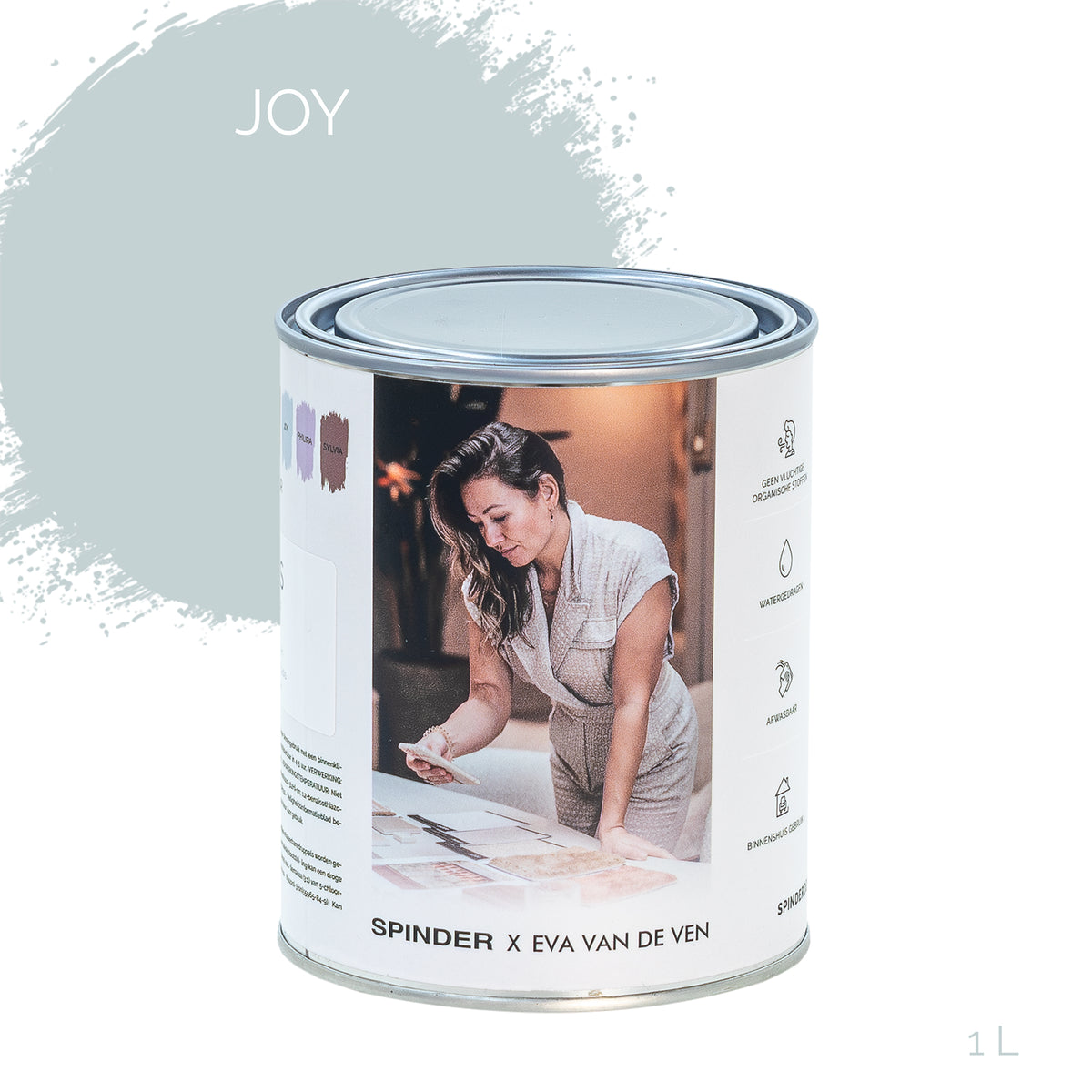 Muurverf Spinder X Eva Wall Paint joy