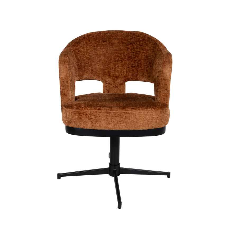 Friso armstoel - draaipoot 360 - solo - brandy 272