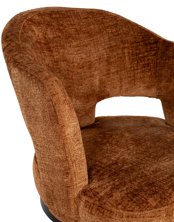 Friso armstoel - draaipoot 360 - solo - brandy 272