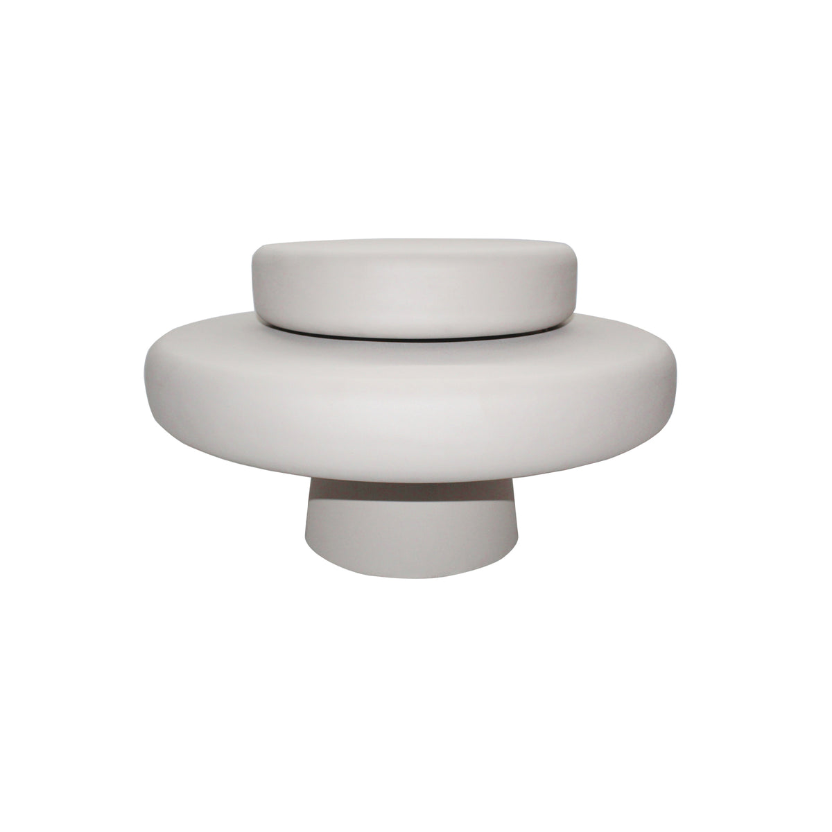 Alkmaar salontafel, ø68, h38.5, off-white