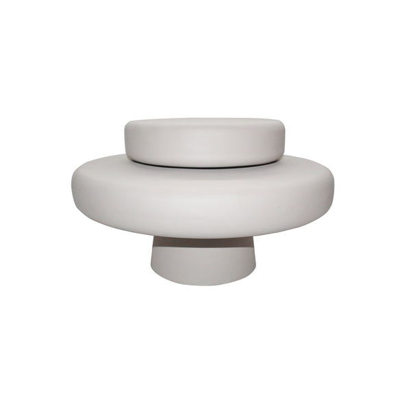 Alkmaar salontafel, ø68, h38.5, off-white