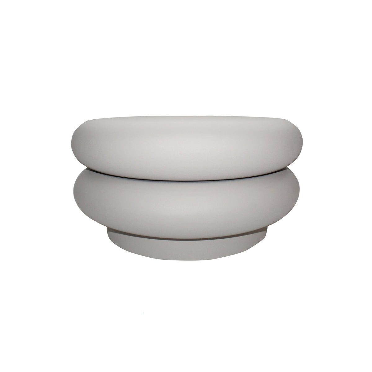 Edam salontafel, ø68, h35, off-white