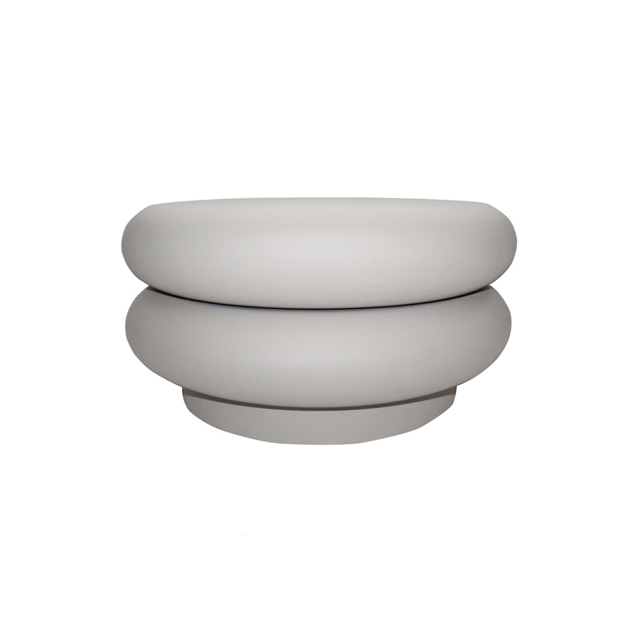 Edam salontafel, ø68, h35, off-white