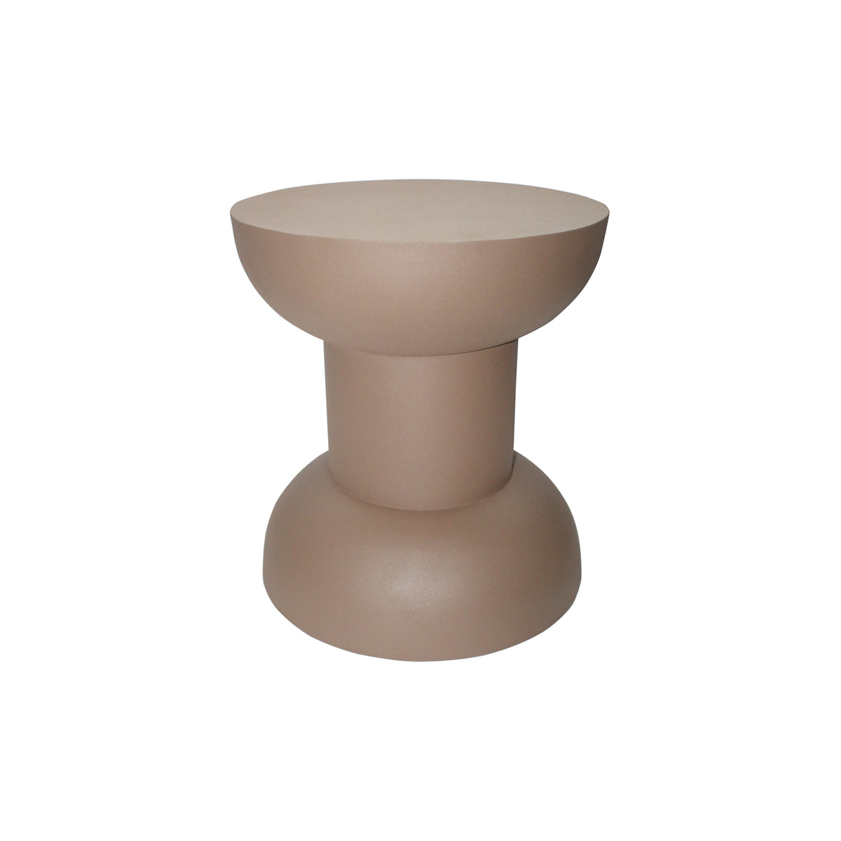 Parma bijzettafel, ø45, h50, brown
