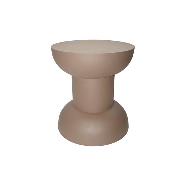 Parma bijzettafel, ø45, h50, brown