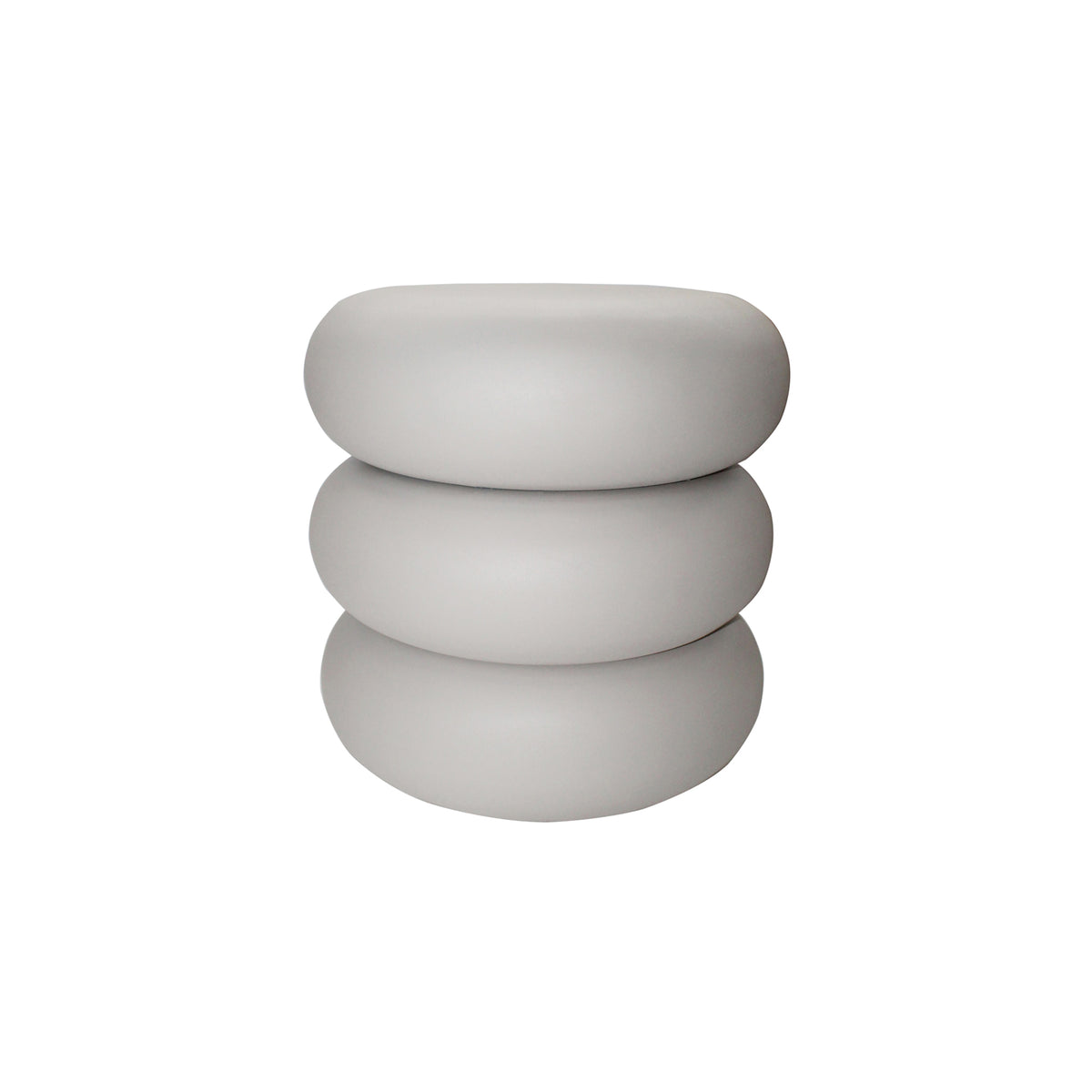 Beemster bijzettafel, ø45, h45, off-white