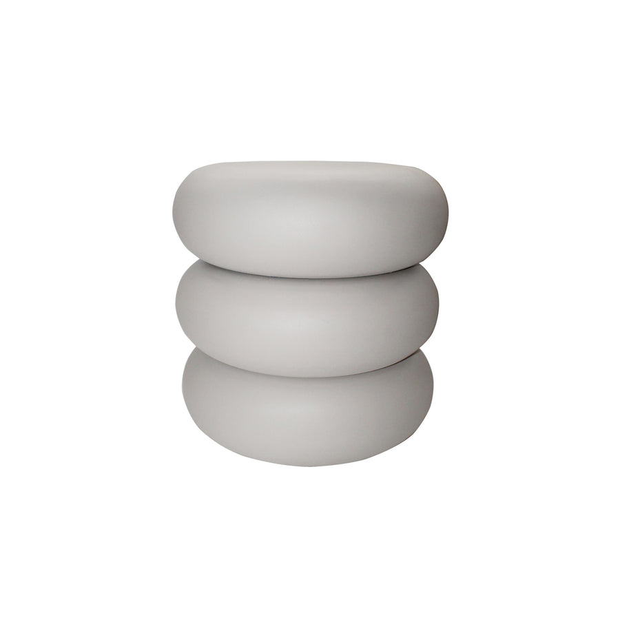 Beemster bijzettafel, ø45, h45, off-white