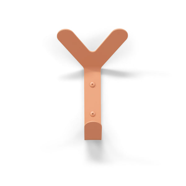 Wandhaak Frondo clay terra