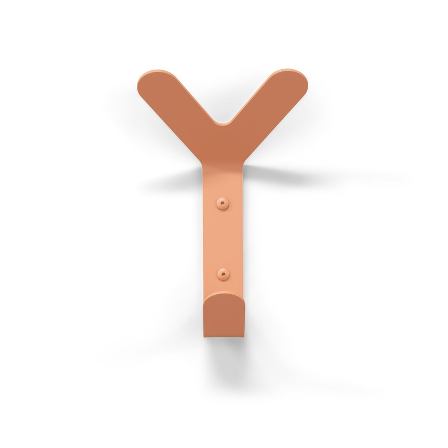 Wandhaak Frondo clay terra