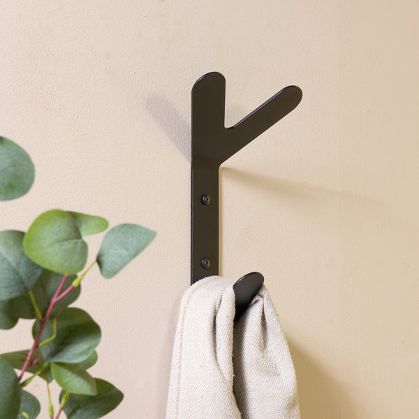Wandhaak Frondo Hook zwart
