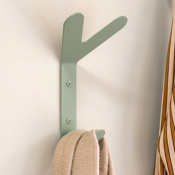 Wandhaak Frondo dusty green