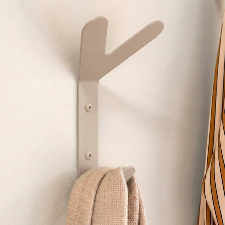 Wandhaak Frondo silky taupe