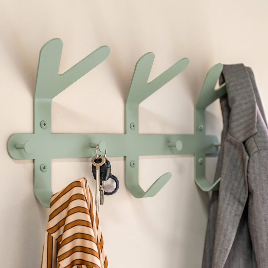 Wandkapstok Frondo dusty green