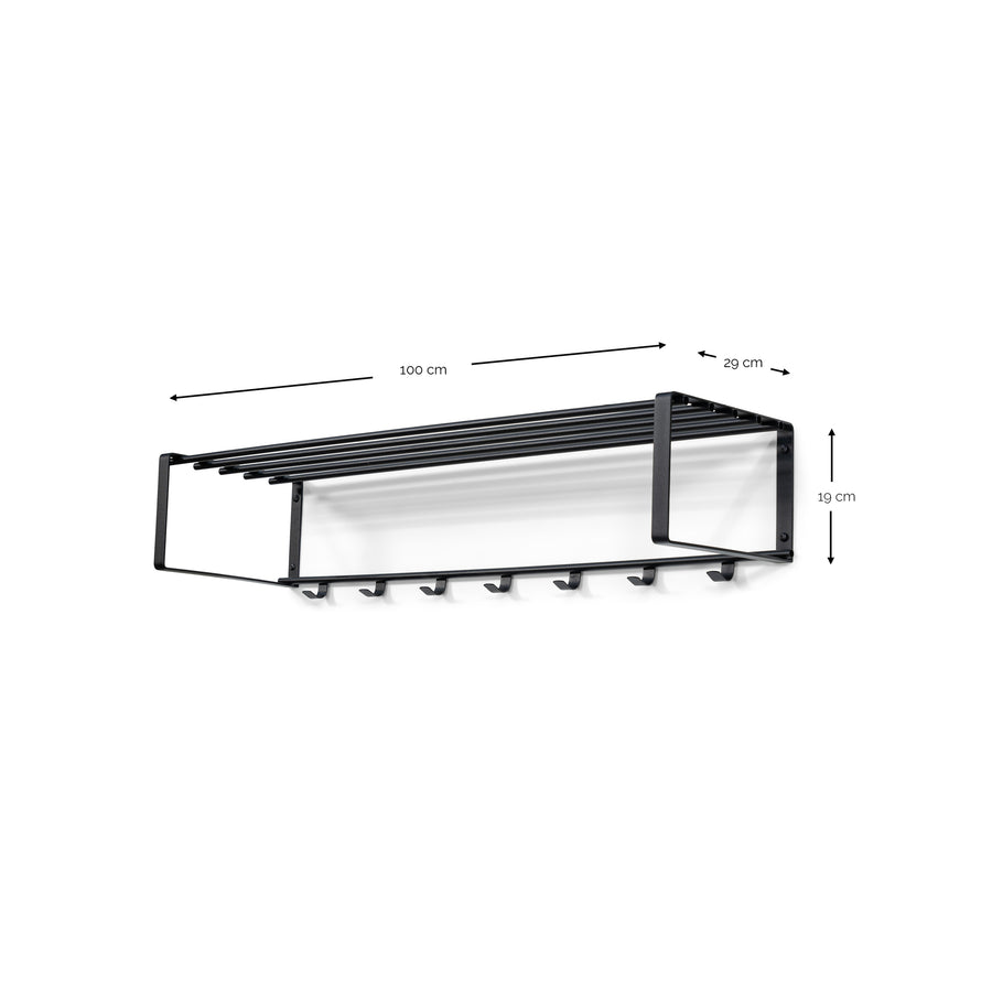 Kapstok Rex 2 XL (100 cm) wit