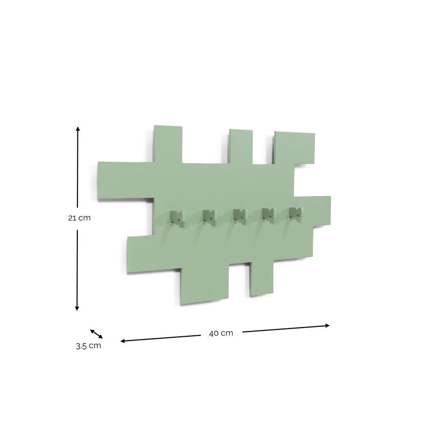 Kapstok Tetromino dusty green