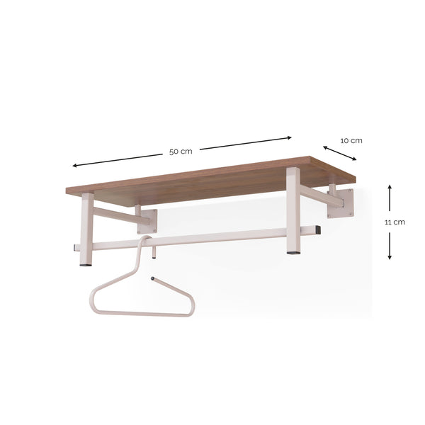 Kapstok Simplon silky taupe