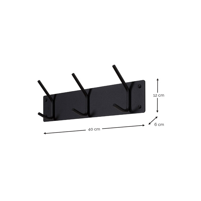 Wandkapstok Fusion 3 groen