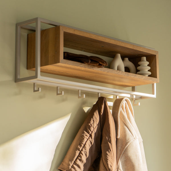 Kapstok School 80 silky taupe