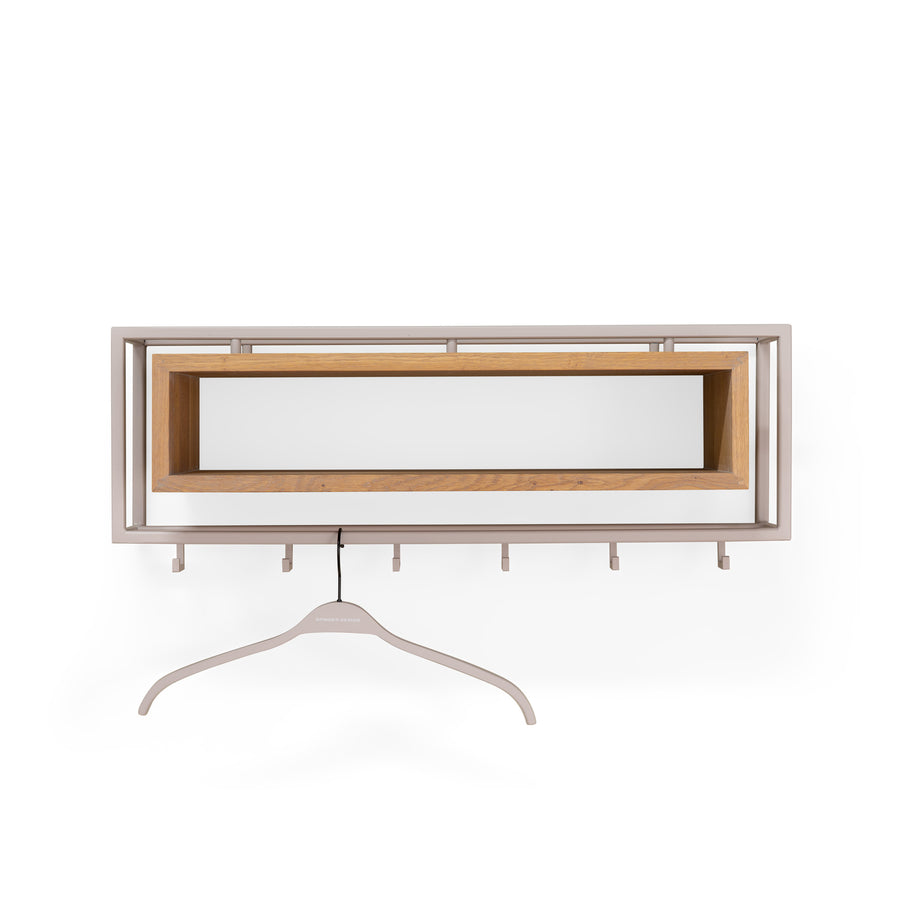 Kapstok School 80 silky taupe
