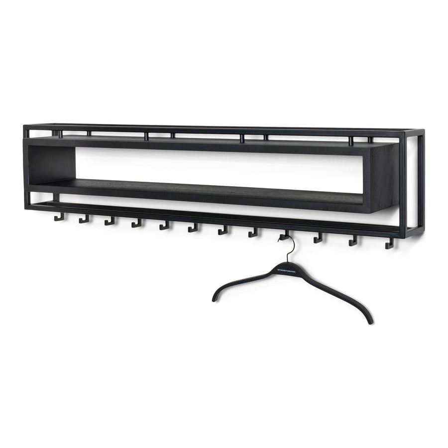 Kapstok School 120 Black Edition zwart