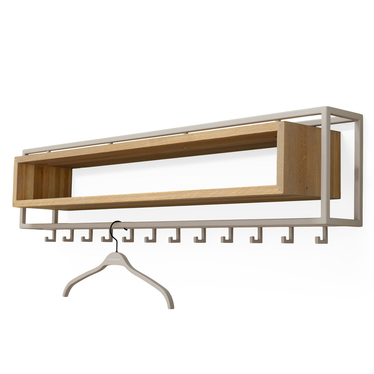 Kapstok School 120 silky taupe