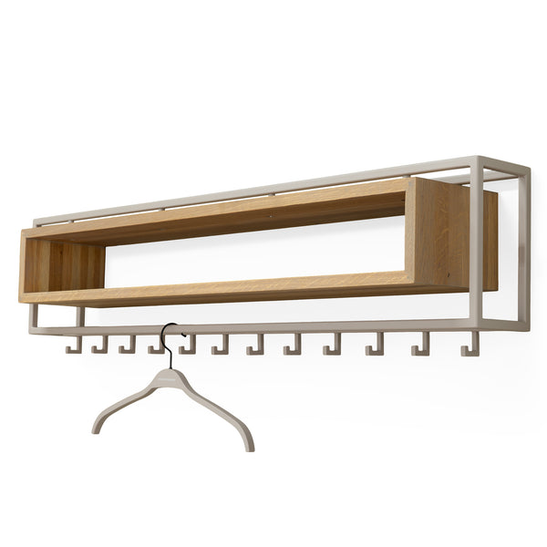 Kapstok School 120 silky taupe
