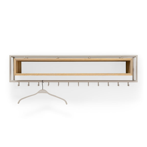 Kapstok School 120 silky taupe