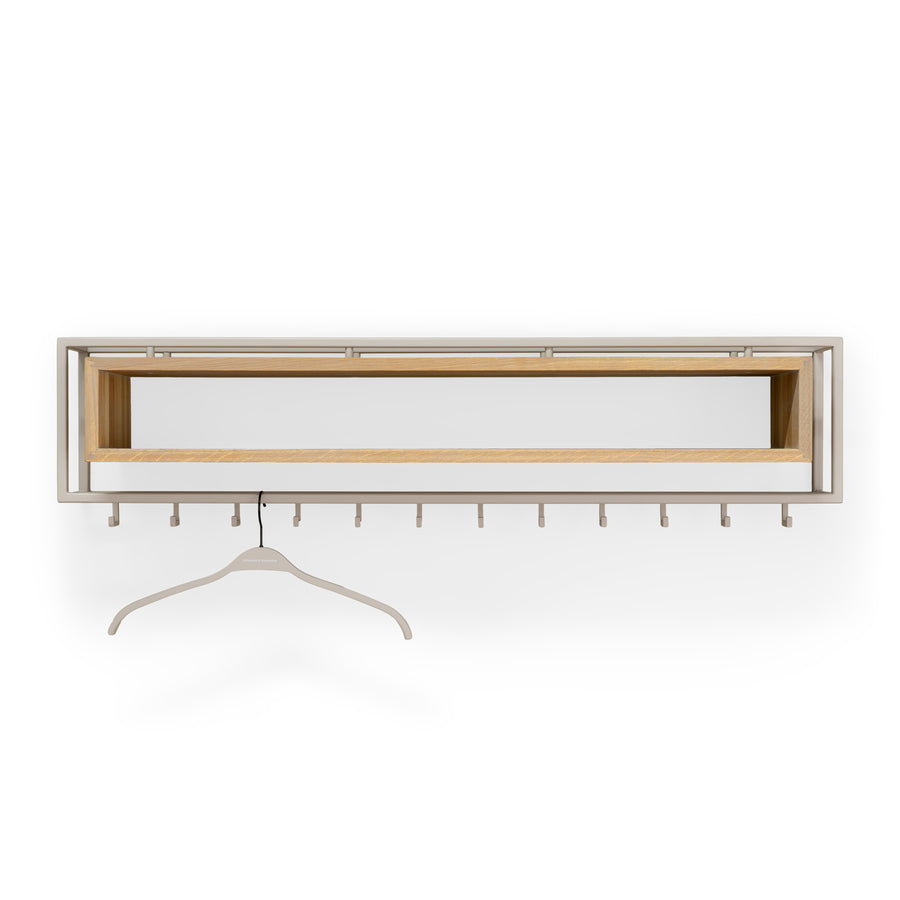 Kapstok School 120 silky taupe