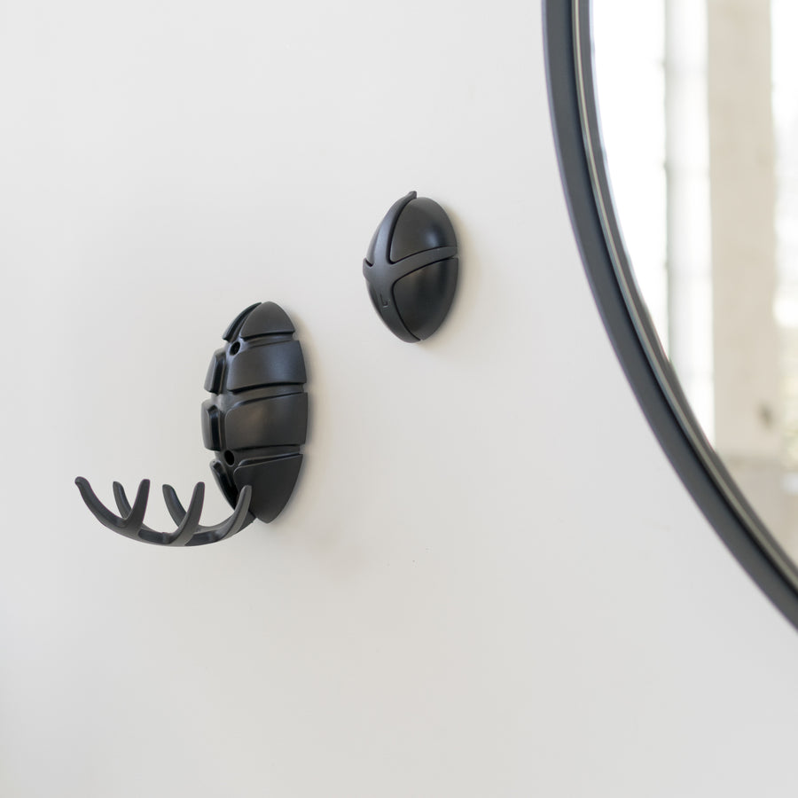 Wandhaak Bug zwart