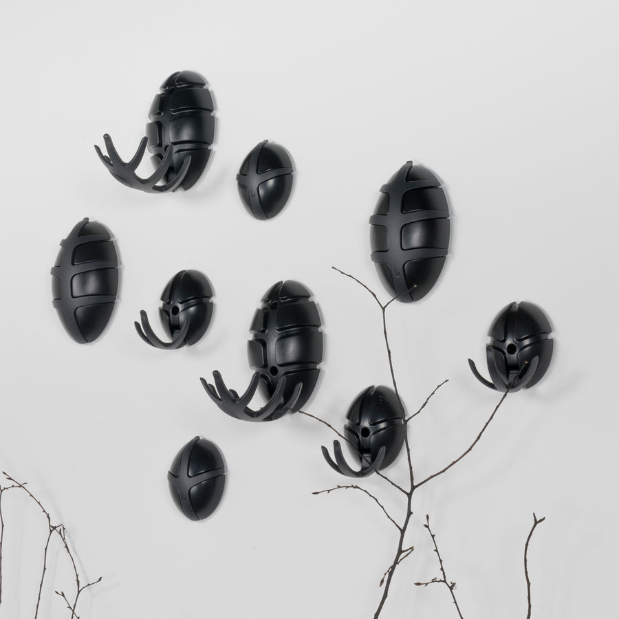 Wandhaak Bug zwart