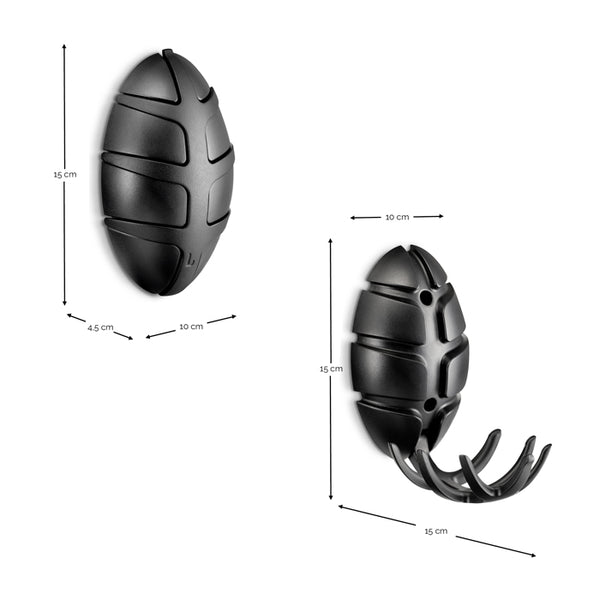 Wandhaak Bug Bio donkerbruin