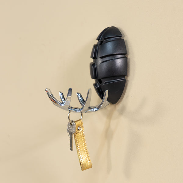 Wandhaak Bug zwart