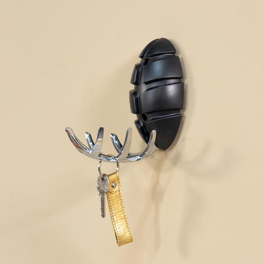 Wandhaak Bug zwart