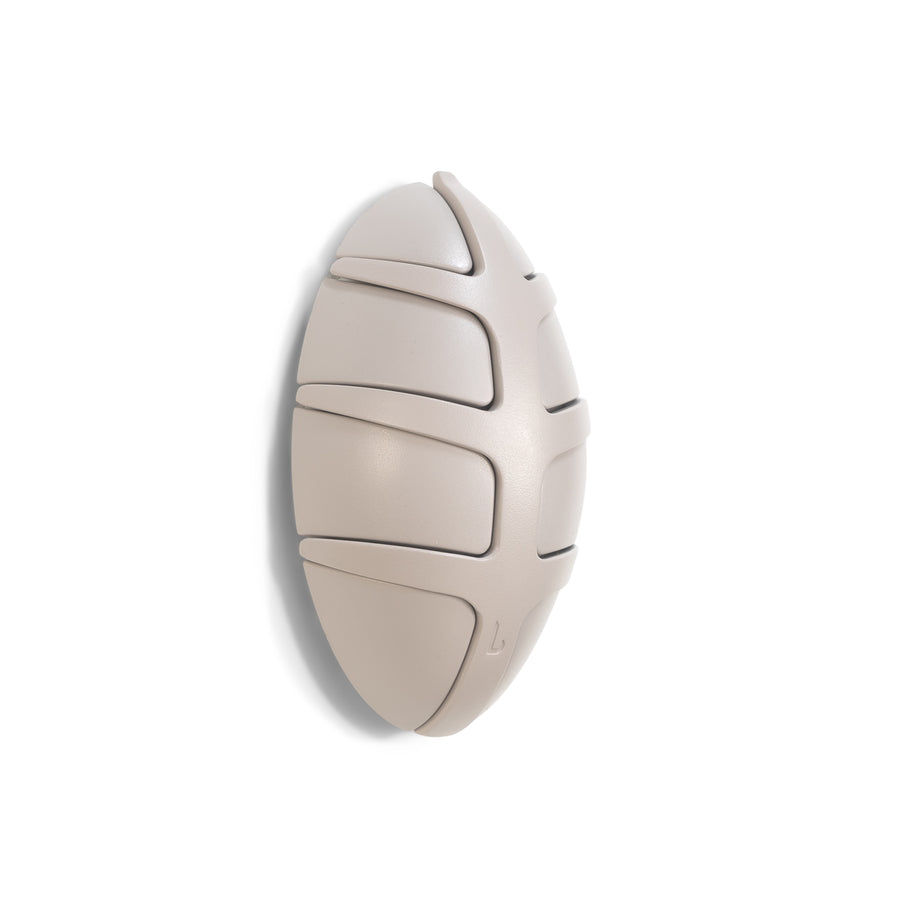 Wandhaak Bug taupe