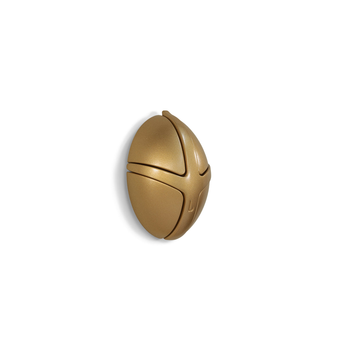 Wandhaak Tick goud
