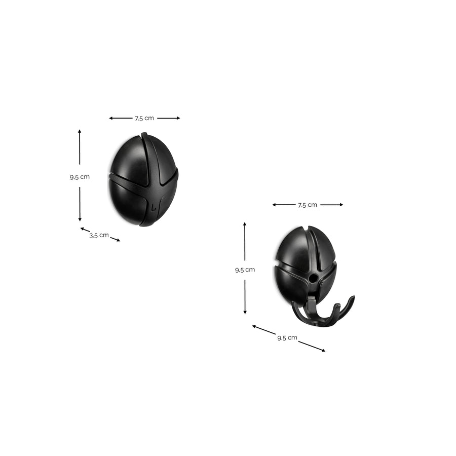 Wandhaak Tick groen