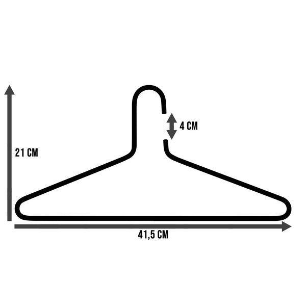 Kledinghangers Senza 6 wit