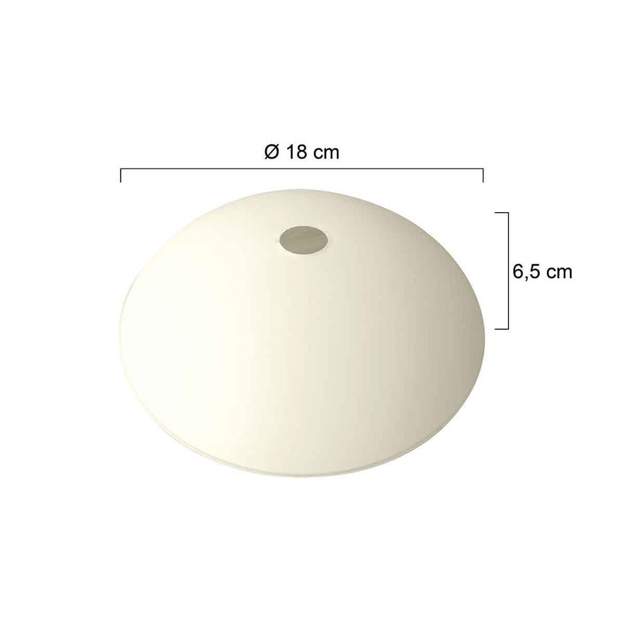 I07687S Glas Ivory 18*4cm