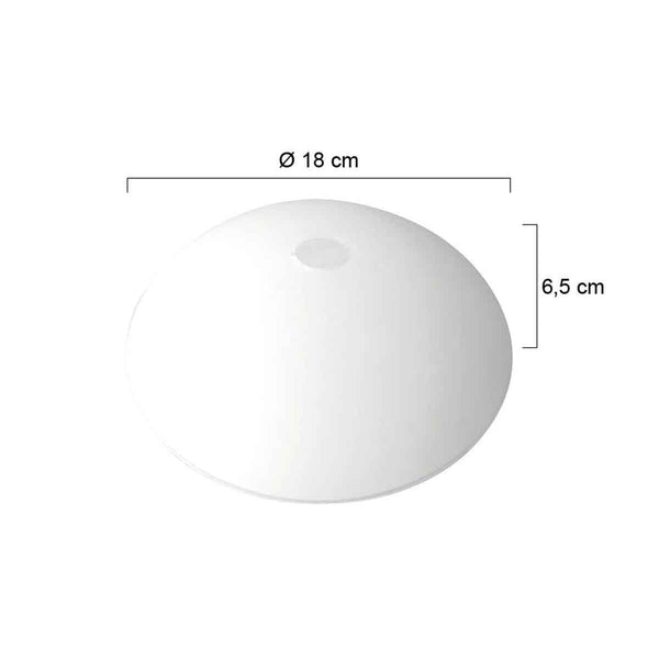 I07688S 2925st Glas Wit Mat 18*4cm