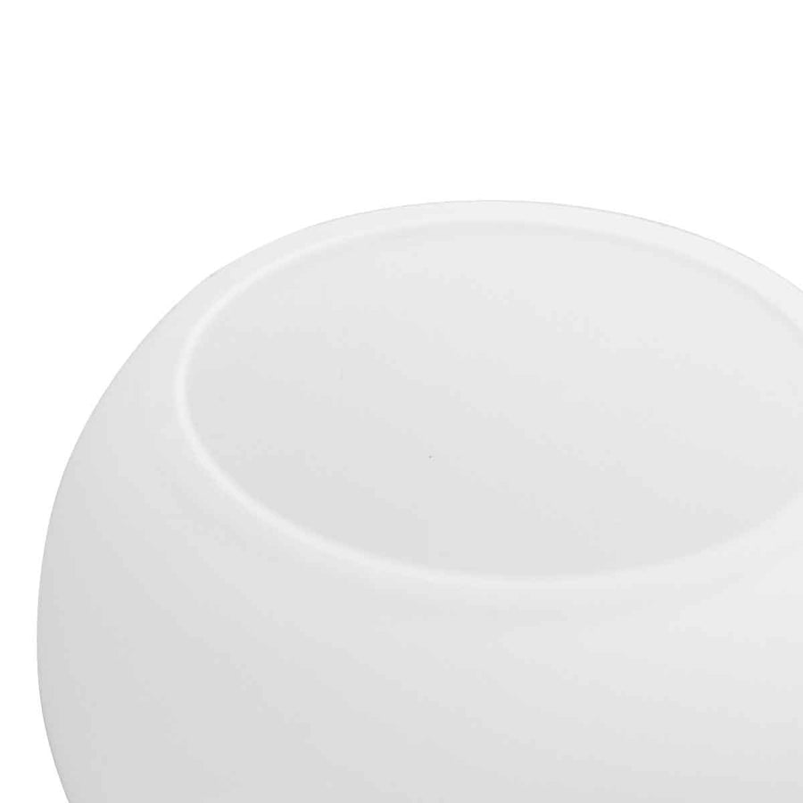 I07689S Glasbol Wit Mat 6*5,6cm