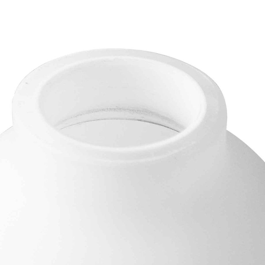 I07689S Glasbol Wit Mat 6*5,6cm
