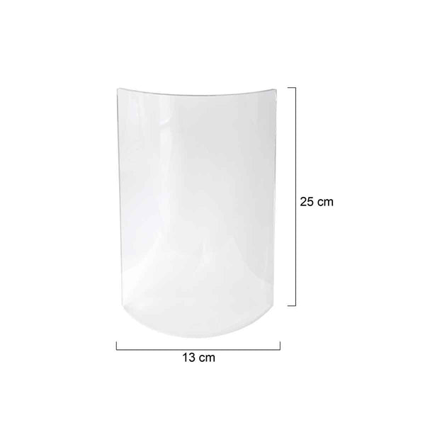 I12136S 5970 Glas Clear 250*129*26mm