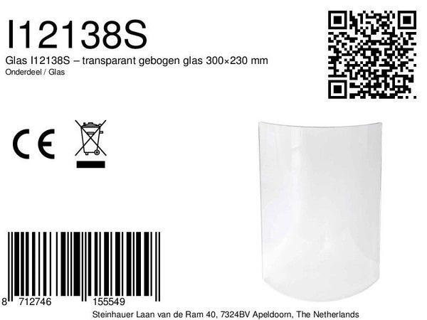 I12138S 5972 Glas Clear 30*23cm