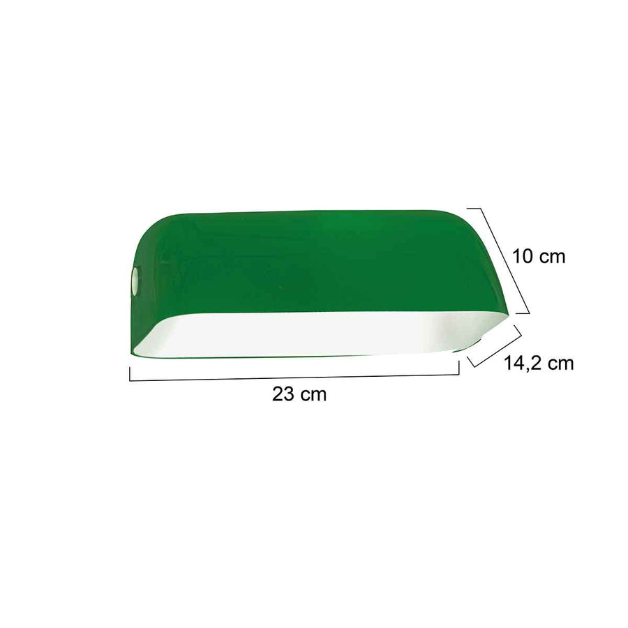 Glas voor de 6185BR Groen 23*14,5cm